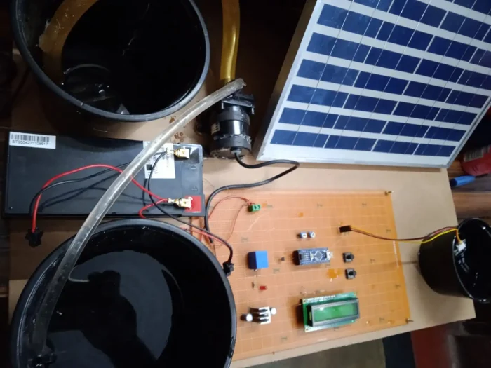 Image showcasing Soil Moisture Controller with Solar Panel – projectiot
