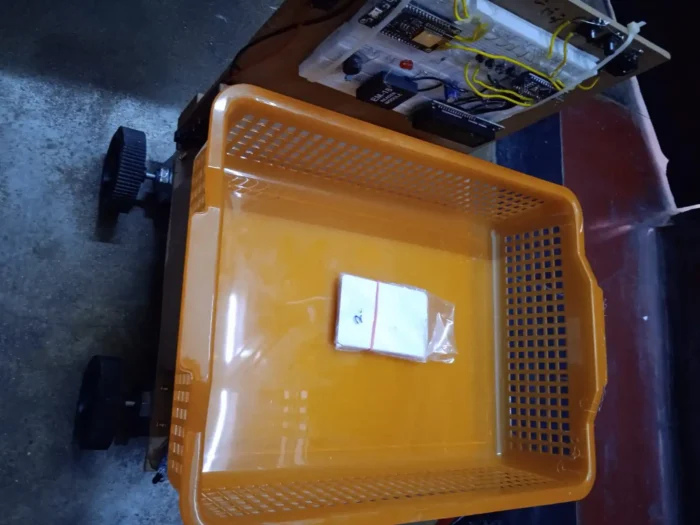 Rfid Troll RFID shopping Trolly with Follow me feature & Telegram Interfaced ...